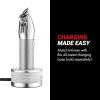 imageBaBylissPRO FX Professional Barber CordCordless Hair Clippers for Men All Metal Lithium Battery with 3Hour RuntimeSilver