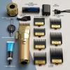 imageBaBylissPRO FXONE Professional Cordless Clipper  Beard Trimmer for Men Professional Stylist ampamp Barber Clippers USBC Cordless Hair Clippers for Men with Interchangeable BatteryGold