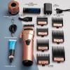 imageBaBylissPRO FXONE Professional Cordless Clipper  Beard Trimmer for Men Professional Stylist ampamp Barber Clippers USBC Cordless Hair Clippers for Men with Interchangeable BatteryRosegold
