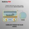 imageBaBylissPRO Replacement Fade Clipper Blades for FX870 FX825 FX673 Clippers and most 2hole blade systemsChameleon Titanium