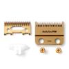 imageBaBylissPRO Replacement Fade Clipper Blades for FX870 FX825 FX673 Clippers and most 2hole blade systemsGold Titanium