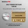 imageBaBylissPRO Replacement Fade Clipper Blades for FX870 FX825 FX673 Clippers and most 2hole blade systemsGold Titanium