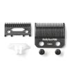 imageBaBylissPRO Replacement Taper Clipper Blades for FX870 FX825 FX673 Clippers and most 2hole blade systemsBlack Graphite Taper Blade