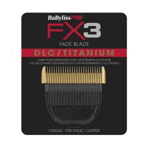imageBaBylissPRO FX3 Clipper Replacement Ultra Thin Fade BladesDLC Nickel Titanium