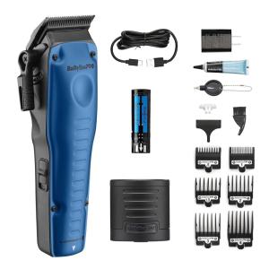 imageBaBylissPRO FXONE LOPROFX Professional Cordless Clippers for Men with Interchangeable BatteryBlue