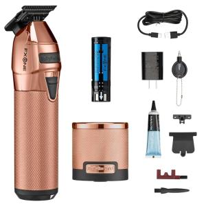 imageBaBylissPRO FXONE Professional Cordless Outlining Trimmers for Men with Interchangeable BatteryRosegold