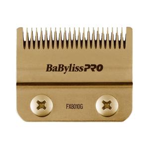 imageBaBylissPRO Replacement Fade Clipper Blades for FX870 FX825 FX673 Clippers and most 2hole blade systemsGold Titanium