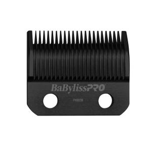 imageBaBylissPRO Replacement Taper Clipper Blades for FX870 FX825 FX673 Clippers and most 2hole blade systemsBlack Graphite Taper Blade