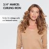 imageBaBylissPRO Curling Iron Porcelain Ceramic Marcel Hair Curler for Smooth ampamp Stylish Waves34 Inch
