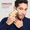 imageBaBylissPRO METALFX Double Foil Shaver Handheld Electric Razor for Travel Portable Cordless Close Face Shaver for Head Beard ampamp NeckRosegold