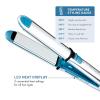 imageBaBylissPRO Nano Titanium Prima Ionic Hair Straightener  Professional Flat Iron ampamp Curling Iron in One for Stylists Pro Styling Hair ToolBlue