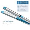imageBaBylissPRO Nano Titanium Prima Ionic Hair Straightener  Professional Flat Iron ampamp Curling Iron in One for Stylists Pro Styling Hair ToolBlue