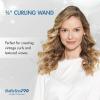 imageBaBylissPRO Nano Titanium Professional Curling Wand For All Hair Types Reaches 430 Degrees For Long Lasting CurlsBlue