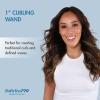 imageBaBylissPRO Nano Titanium Professional Curling Wand For All Hair Types Reaches 430 Degrees For Long Lasting CurlsBlue