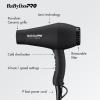 imageBaBylissPRO Porcelain Ceramic Carrera Professional Hair DryerHair Dryer  Triple Barrel Waver  Curling Iron Prepack