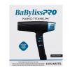 imageBabylissPRO Nano Titanium Hair Dryer Professional 1875Watt Blow Dryer Lightweight Ionic Technology Dries Hair Faster with Less FrizzBlack