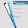 imageBabylissPRO Nano Titanium UltraThin Hair Straightener Professional Flat Iron For All Hair TypesBlue