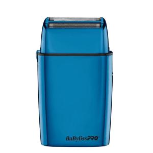 imageBaBylissPRO METALFX Double Foil Shaver Handheld Electric Razor for Travel Portable Cordless Close Face Shaver for Head Beard ampamp NeckBlue