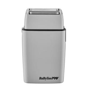 imageBaBylissPRO METALFX Double Foil Shaver Handheld Electric Razor for Travel Portable Cordless Close Face Shaver for Head Beard ampamp NeckGrey